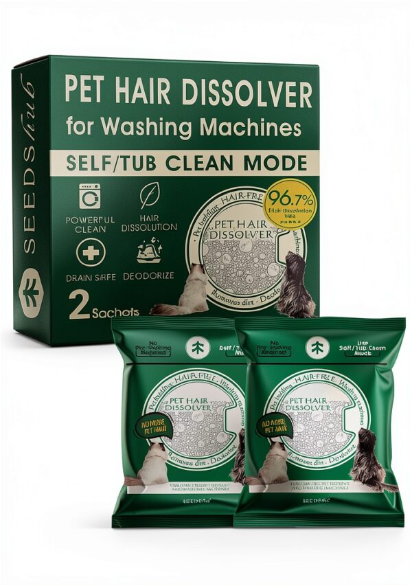 Seedshub Pet Hair Remover Laundry Dissolver 5-in-1 Action-0