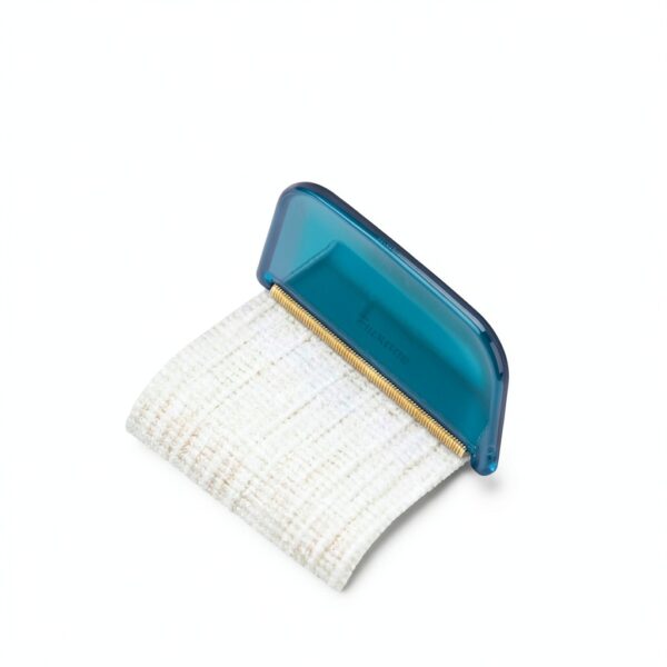 Ylebs Carpet Rake Extendable Blue Rubber Metal Bristle-6