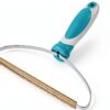 ELEMSY Pet Hair Remover Manual Green Grey ABS Tool-0
