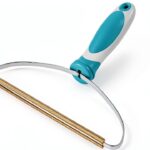 ELEMSY Pet Hair Remover Manual Green Grey ABS Tool-0