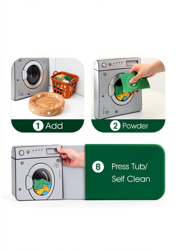 Seedshub Pet Hair Remover Laundry Detergent Stain Odor-4