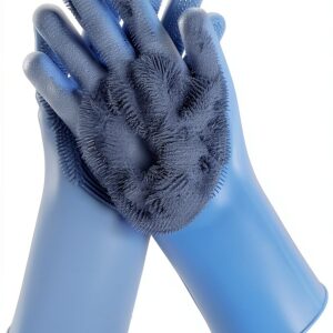 Maiiu Pet Washing Glove Silicone Brush Massage Grooming-0