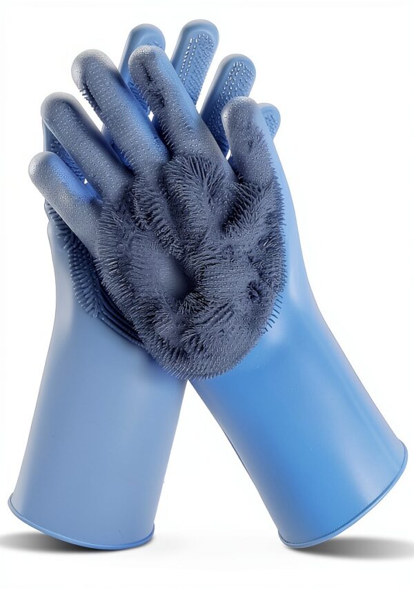 Maiiu Pet Washing Glove Silicone Brush Massage Grooming-0
