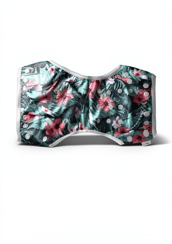 Huapin Baby Girl Tankini Set Reusable Swim Diaper UV-5