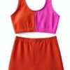 Toddler Girl Tankini Swimsuit UPF 50+ Quick Dry Nylon-0