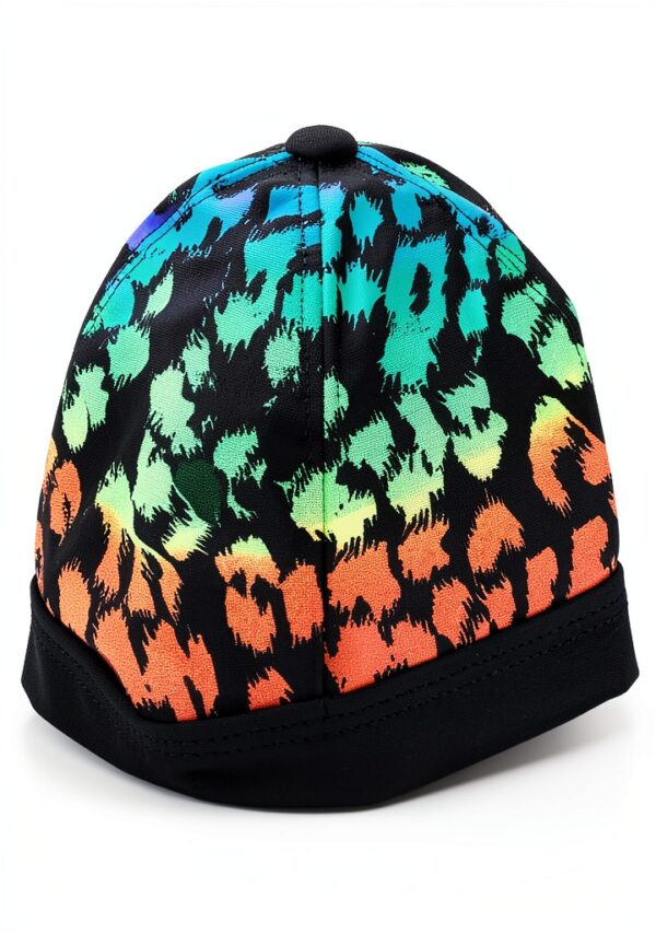 Black Leopard Girls Bikini Set UPF 50 Swimwear Polyester-2