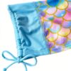 Mermaid Girls Tankini Swimsuit Nylon Spandex Two Piece Set-4