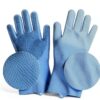 Maiiu Pet Washing Glove Silicone Brush Massage Grooming-3