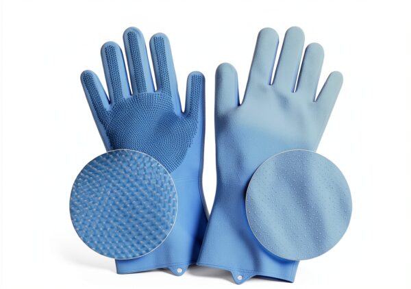 Maiiu Pet Washing Glove Silicone Brush Massage Grooming-3
