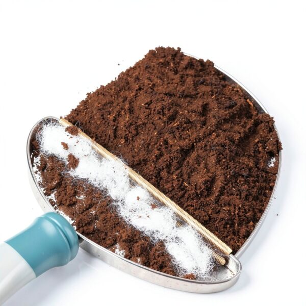 ELEMSY Pet Hair Remover Manual Green Grey ABS Tool-6