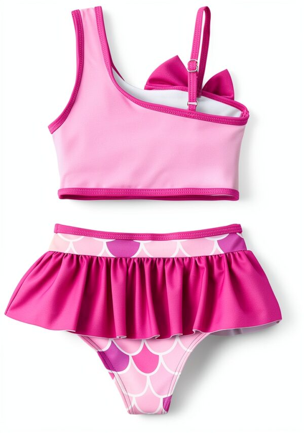 Disney Mickey Girls Tankini Swimwear Sun Protection Quick-1