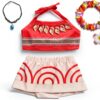 Lito Angels Girls Tankini Swimwear Set with Accessories-0
