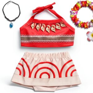 Lito Angels Girls Tankini Swimwear Set with Accessories-0