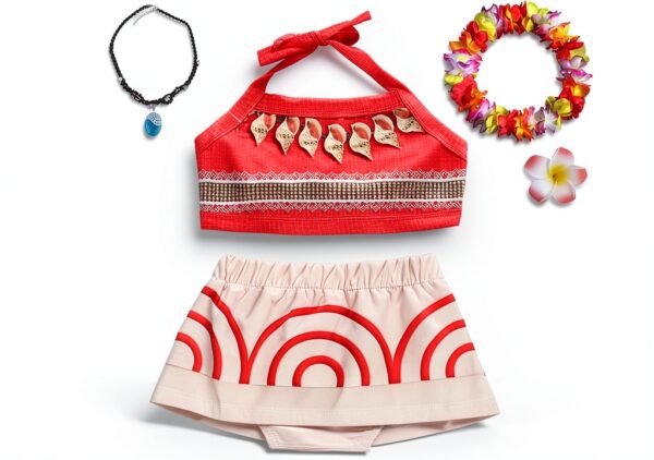 Lito Angels Girls Tankini Swimwear Set with Accessories-0