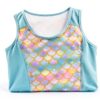 Mermaid Girls Tankini Swimsuit Nylon Spandex Two Piece Set-2