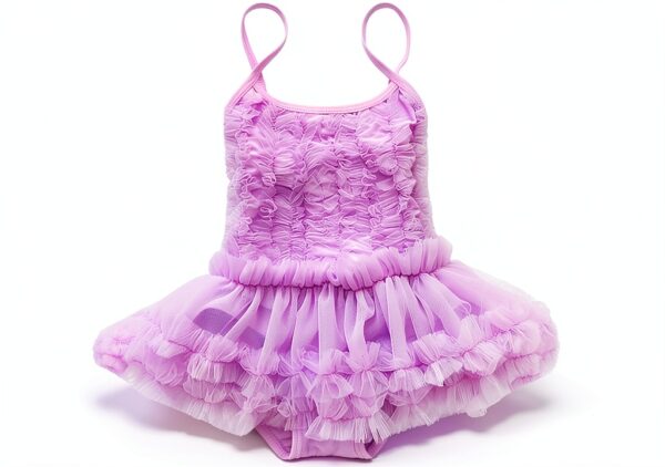 Baby Girls Swimsuit Nylon Spandex Halter Tank Sun Hat-0