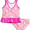 Ms Rachel Girls Tankini Swimsuit UPF 50 Floral Design-3