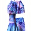 Mermaid Bikini Set Girls Tankini Swimsuit Polyester Spandex-2