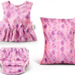 Alvababy Pearl Mermaid Swim Set Baby Girls Tankini Polyester-0