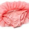 Baby Girls Swimsuit Nylon Spandex Halter Top Sun Hat-5