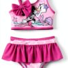 Disney Mickey Girls Tankini Swimwear Sun Protection Quick-0
