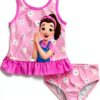 Ms Rachel Toddler Girls Swimwear UPF 50 Floral Tankini Set-0