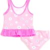 Ms Rachel Girls Tankini Swimsuit UPF 50 Floral Design-4