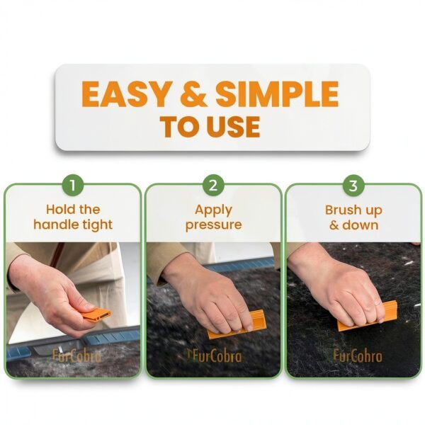 FurCobra Pet Hair Remover Multi Blade Design Ergonomic-1