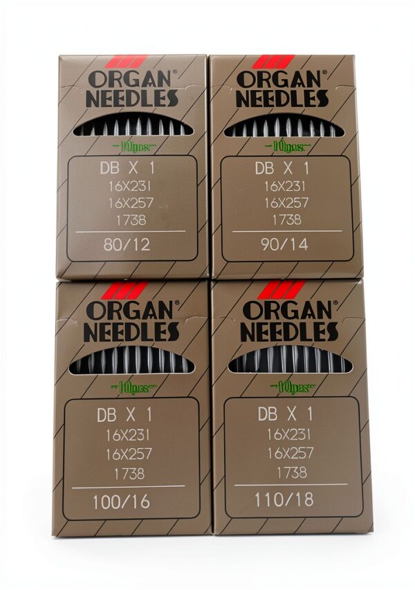 40 Pieces DBx1 Industrial Needle Assortment 16x257 (Sizes 12,14,16 & 18) 10 Pieces per Size-0
