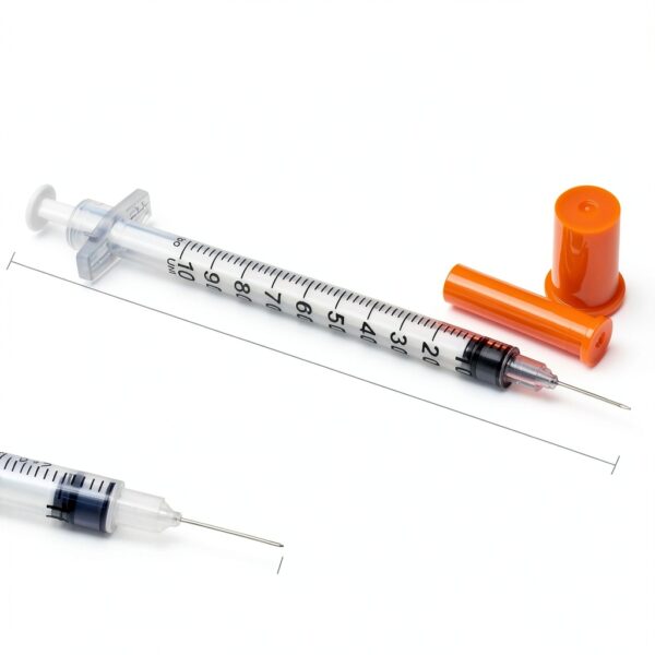 1cc Syringes and 31G 5/16" Needle - Disposable Individual Package - Box of 50-5
