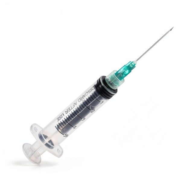 10 Pack 5ml/cc Disposable Luer Lock Lab Syringes with 21Ga 1.5 Inch Needle , Individually Sealed Packed-2