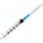 100 Pack 3ml Syringes with Needle, 23 Ga1.5inch Needle Luer Lock Syringe, Individually Sealed Wrapped.-0