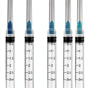 3ml Luer Lock Syringe with 23G 1.5in Needle 10 Pack BSeWenerte-0