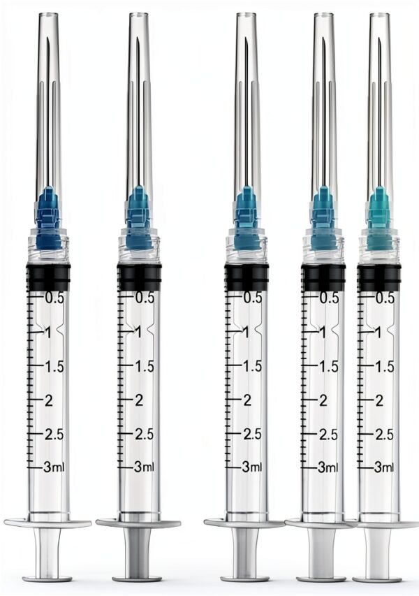 3ml Luer Lock Syringe with 23G 1.5in Needle 10 Pack BSeWenerte-0