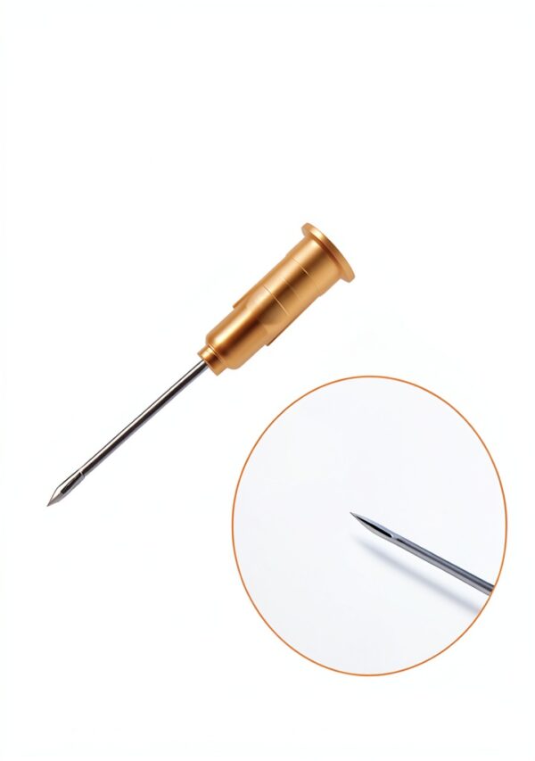 25Ga 1 Inch Disposable Needle 100 Pack GODGREAT Syringe Luer Lock-2