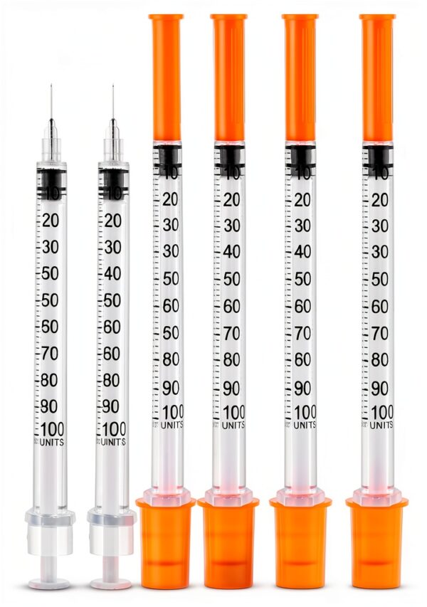 1cc Syringes and 31G 5/16" Needle - Disposable Individual Package - Box of 50-0