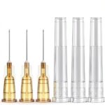 25 Gauge 5/8 inch Needle with Cap for Lab Individually Packaged, Pack of 100-0