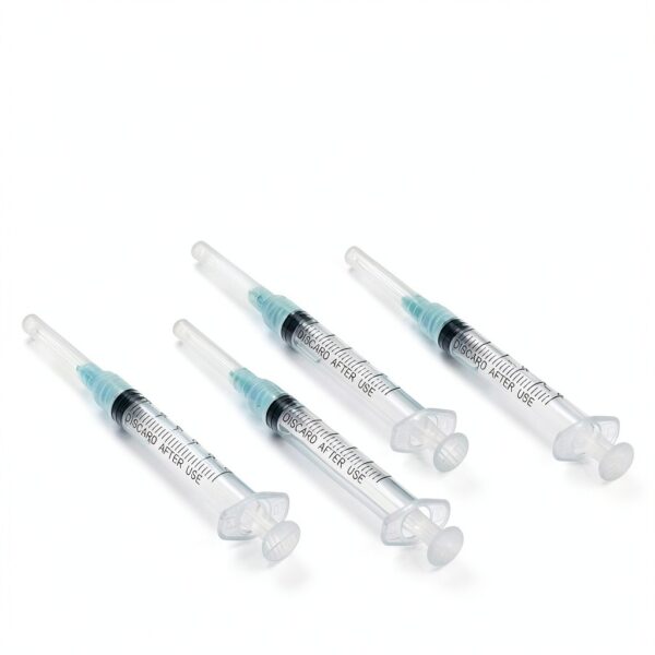 3ml/cc Syringe with 23 Gauge 1 Inch Lab Disposable Luer Lock Syringe, Pack of 20-1