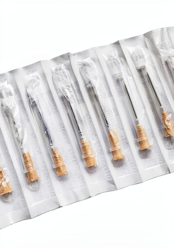 25Ga 1 Inch Disposable Needle 100 Pack GODGREAT Syringe Luer Lock-1
