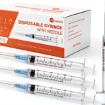 30 Pack 3ml Disposable Syringe 23Ga 1in Needle – Himeland Luer Lock-0